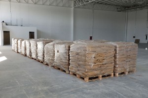 Pallet de Fibra de acero PSI. Sacos de papel de Fibra de acero para concreto PSI