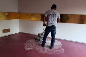 Limpieza de piso decorativo. Limpieza de piso de concreto pulido decorativo PSI