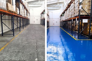 Restauración de pisos de concreto con epóxico. Restauración de pisos epóxicos PSI